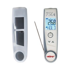 EBRO TLC 750i Termometre | Kızılötesi + Katlamalı Problu -50 °C ... +350 °C