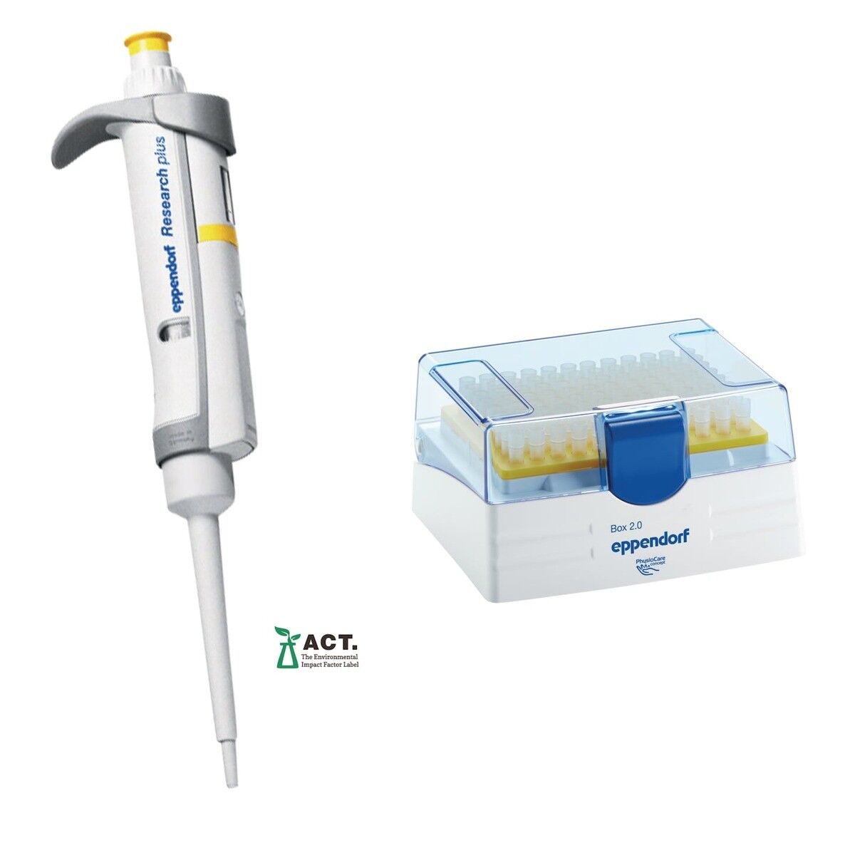 EPPENDORF Research plus 3123000055 Otomatik Pipet | Tek kanal | 20–200 µL