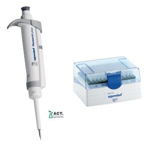 EPPENDORF Research plus 3123000012 Otomatik Pipet | Tek kanal | 0,1–2,5 µL