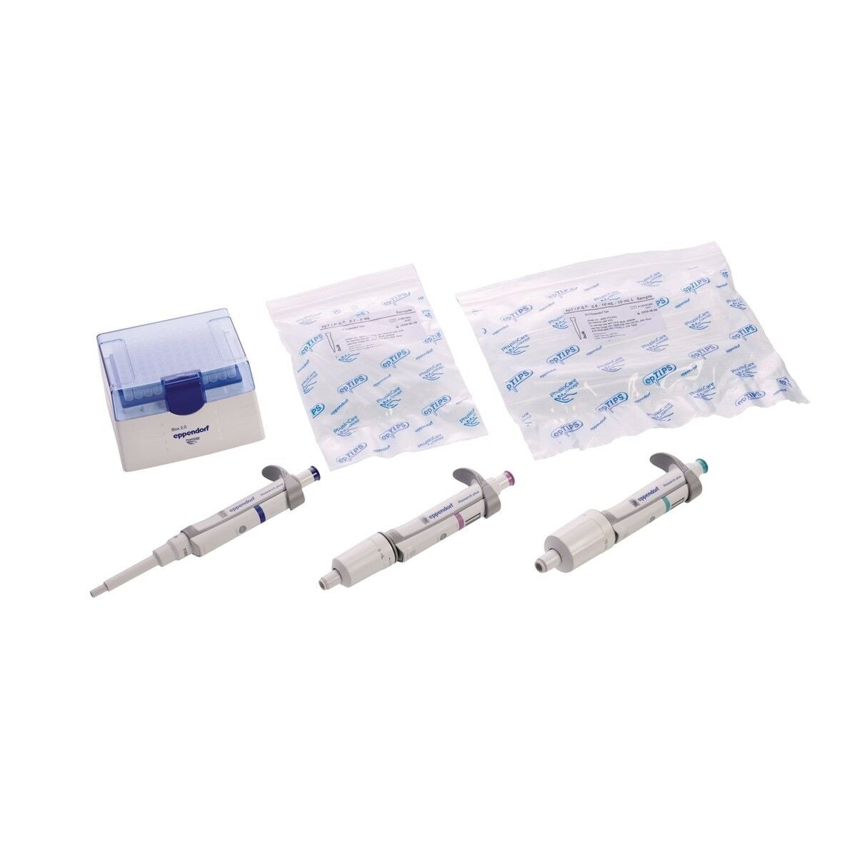 EPPENDORF Research plus 3'lü Pipet Seti Option 3 | 100–1000 µL / 0,5–5 / 1–10 mL