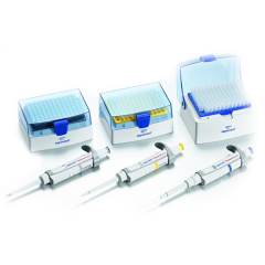 Eppendorf Research® Plus Standart Otomatik Pipet Seti 0.1-1 ml, 0.5-5 ml, 1-10 ml Pipetler ve Uçları ile Komple