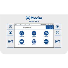 Precisa PT 320M SCS Yarı Analitik Terazi | 320 g | 1 mg | Ø120 mm | Oto CAL | Türkçe Menü