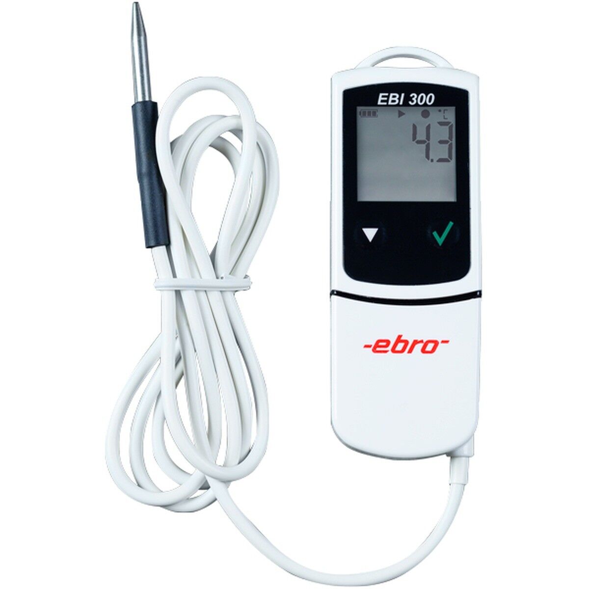 EBRO EBI 300 TE Veri Kaydedici | Sıcaklık Kaydedici -35 °C … +70 °C USB Bağlantılı Harici Problu