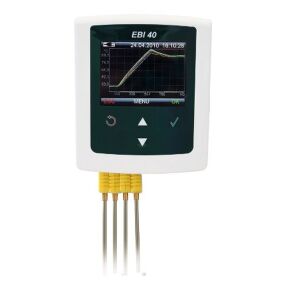 EBRO EBI 40 TC-02 Veri Kaydedici | Sıcaklık Kaydedici -200 °C...+1200 °C LCD ekranlı Proba göre