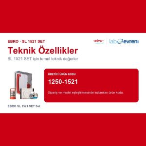 EBRO SL 1521 SET Set | EBI 16 - Starter Set - electronic Bowie + Dick Test