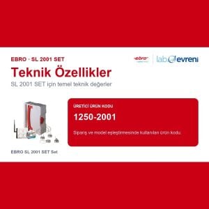 EBRO SL 2001 SET Set | Validasyon Seti