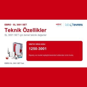 EBRO SL 3001 SET Set | Validasyon Seti