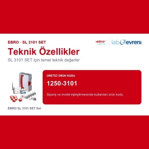 EBRO SL 3101 SET Set | Validasyon Seti