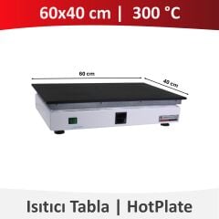 ELEKTROMAG M 4060 Isıtıcı Tabla (Hot Plate) 40x60 cm / 300 °C
