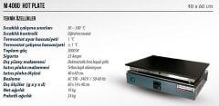 ELEKTROMAG M 4060 Isıtıcı Tabla (Hot Plate) 40x60 cm / 300 °C