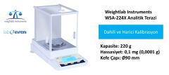 Weightlab WSA-224X Analitik Terazi | WS-D Yoğunluk Kiti Dahil Set