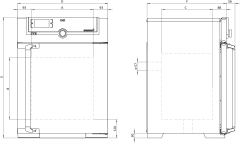 MEMMERT UN 55 Etüv | Doğal Hava Sirkülasyonlu | 53 L | 300 °C