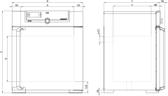 MEMMERT UN 110 Etüv | Doğal Hava Sirkülasyonlu | 108 L | 300 °C