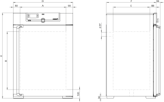 MEMMERT UN 260 Etüv | Doğal Hava Sirkülasyonlu | 256 L | 300 °C