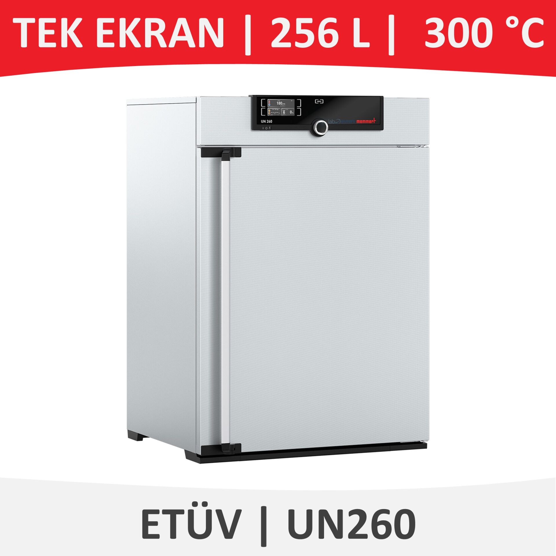 MEMMERT UN 260 Etüv | Doğal Hava Sirkülasyonlu | 256 L | 300 °C