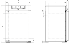 MEMMERT UN 260plus Etüv | Doğal Hava Sirkülasyonlu | 256 L | 300 °C | Çift Ekranlı