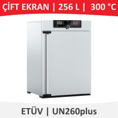 MEMMERT UN 260plus Etüv | Doğal Hava Sirkülasyonlu | 256 L | 300 °C | Çift Ekranlı