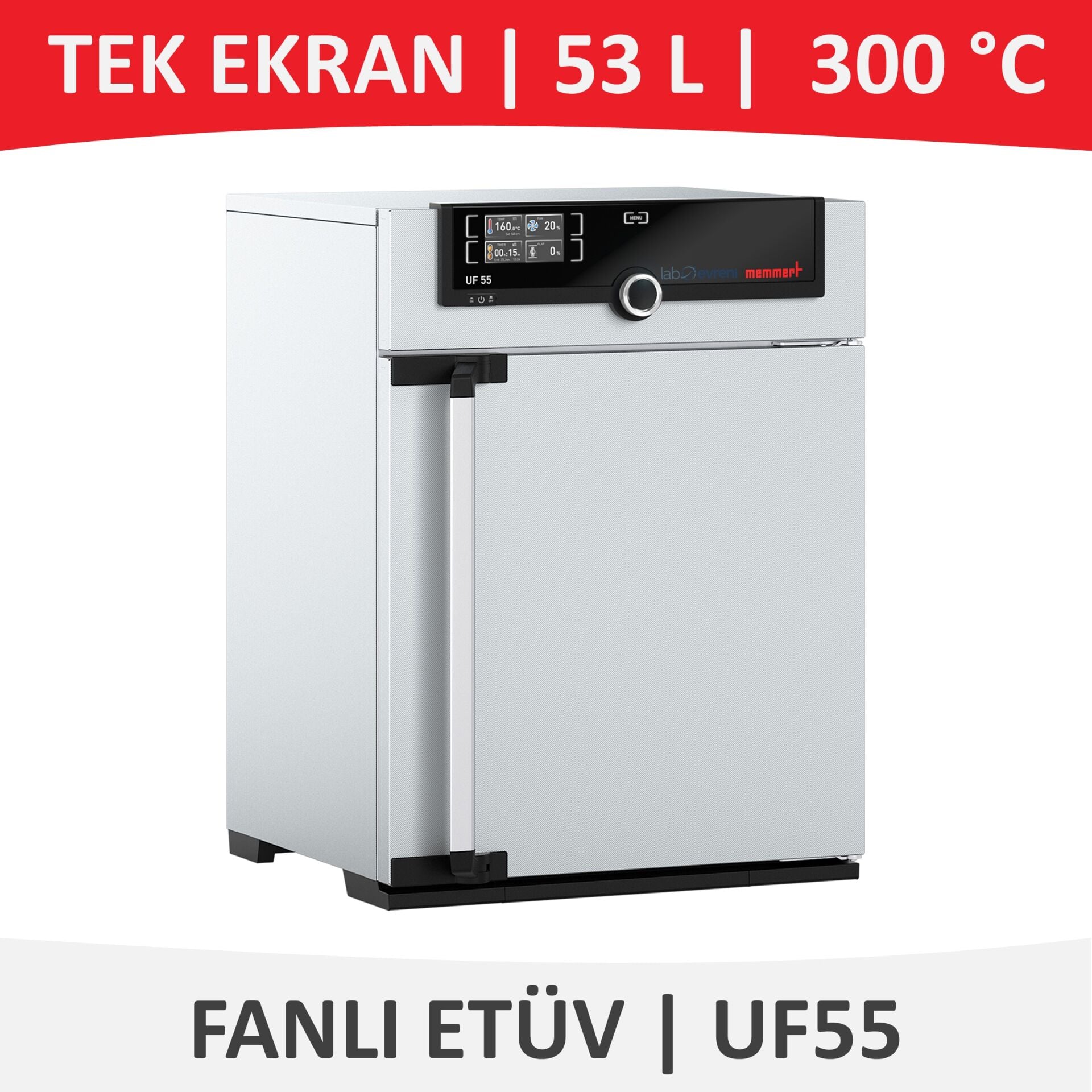 MEMMERT UF 55 Fanlı Etüv | 53 L | 300 °C