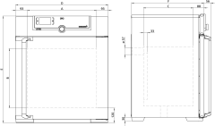 MEMMERT UF 110 Fanlı Etüv | 108 L | 300 °C