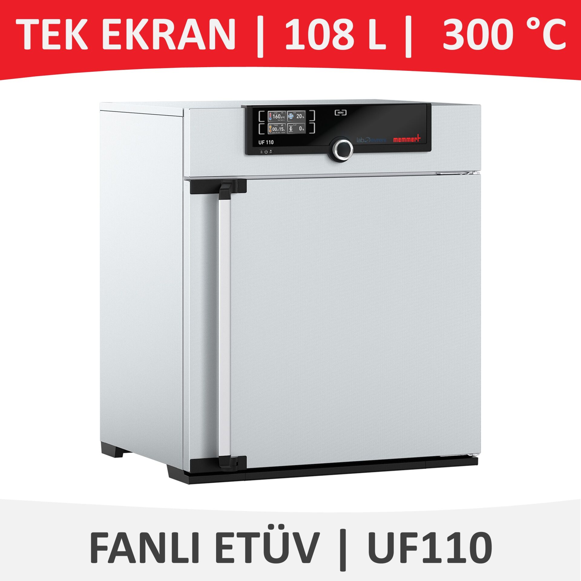 MEMMERT UF 110 Fanlı Etüv | 108 L | 300 °C