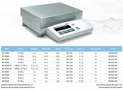 Precisa IBK 12000D Endüstriyel Terazi | 12000 g | 0,1 g | 400X300 mm | Oto CAL