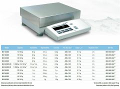 Precisa IBK 60000G Endüstriyel Terazi | 60000 g | 1 g | 400X300 mm | Oto CAL