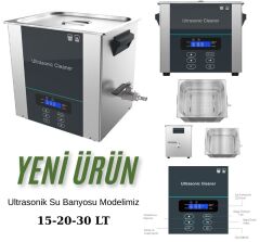 SLAB SR-UC-300D Ultrasonik Su Banyosu | 30 Litre | 80 °C
