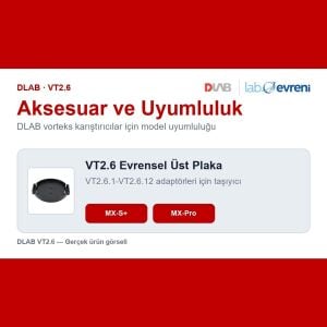 DLAB VT2.6 Geçmeli Evrensel Üst Plaka | 18901368