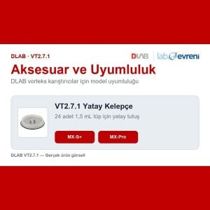DLAB VT2.7.1 24 Yuvalı Yatay Plastik Kelepçe | 18901362