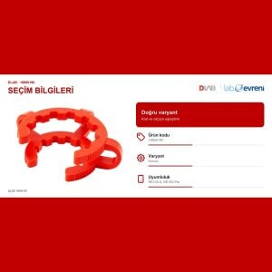 DLAB 18900190 Buharlaştırma Balonu Klipsi Kırmızı