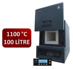Magmatherm Kül Fırını | MT-1100-100-B2-LU | Standart Seri | Yukarı Açılır Kapak | 1100 °C | 100 Litre