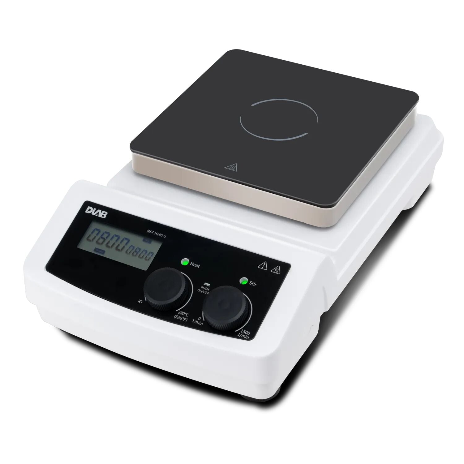 DLAB MS7-H280-G Isıtıcılı Manyetik Karıştırıcı | 180x180mm | 280°C | 20L | SADECE CİHAZ