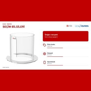 DLAB 18204182 RE100-S Şeffaf Güvenlik Siperi