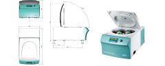 Hettich UNIVERSAL 320 R Masaüstü Soğutmalı Santrifüj | 16000 Rpm | 4x200 ml | 6 x 94 ml