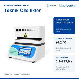 HORIZON TESTER HSR-01 Isıl Yapışma Test Cihazı | 300 °C