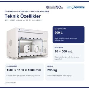 Don Whitley Scientific Whitley A135 GMP Anaerobik İzolatör | 900 L