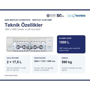 Don Whitley Scientific Whitley A155 GMP Anaerobik İzolatör | 1800 L