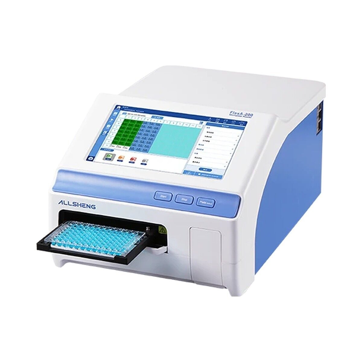 ALLSHENG FlexA-200 Mikroplaka Okuyucu | 200–1000 nm | 96/384 Kuyucuk