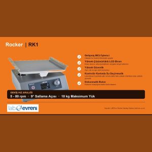 LABTron RK1 Rocker | Digital | 5-80 rpm | 9° Tilt Açısı