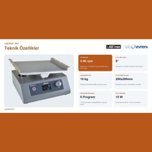 LABTron RK1 Rocker | Digital | 5-80 rpm | 9° Tilt Açısı