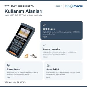 WTW Multi 3620 IDS SET WL BOD Ölçüm Sistemi | 2FD56W