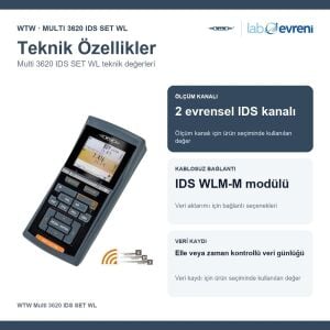 WTW Multi 3620 IDS SET WL BOD Ölçüm Sistemi | 2FD56W