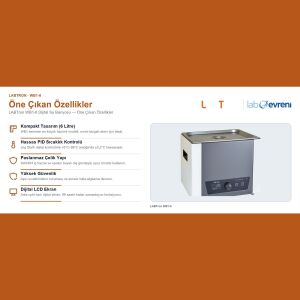 LABTron WB1-6 Su Banyosu | Digital | 6L | +5°C~99°C
