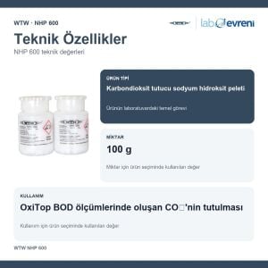 WTW NHP 600 OxiTop Aksesuarı | 209140