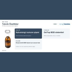 WTW PF 600 OxiTop Aksesuarı | 209100