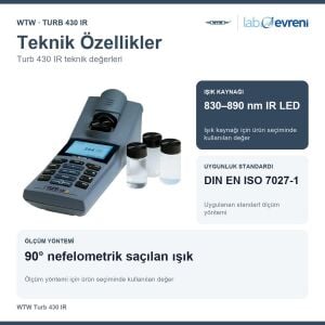 WTW Turb 430 IR Portatif Turbidimetre | 600320