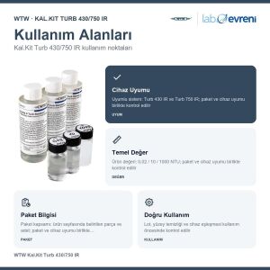 WTW Kal.Kit Turb 430/750 IR Turbidimetre Aksesuarı | 600560