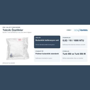 WTW Kal.Kit P Turb 550/550IR Turbidimetre Aksesuarı | 600542