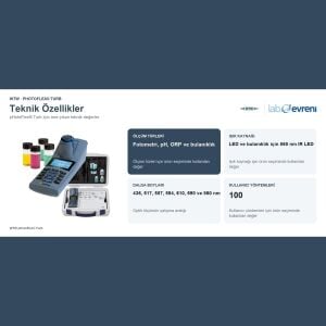 WTW pHotoFlex® Turb Portatif Fotometre | 251110