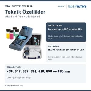 WTW pHotoFlex® Turb Portatif Fotometre | 251110